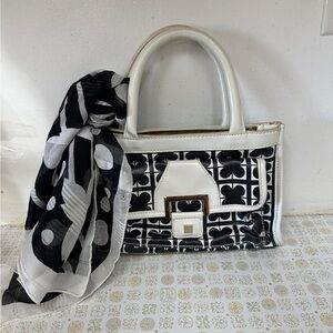 Liz Claiborne Black and White Women's Handbag
